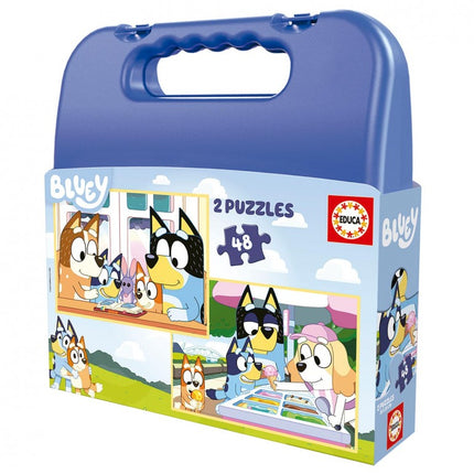 MALETA 2X48 BLUEY 19831 EDUCA