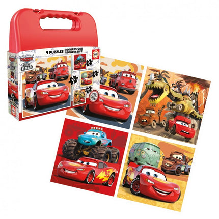 MALETA PUZZLES PROGRESIVOS CARS 12-16-20-25 19677 EDUCA
