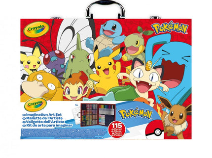 MALETÍN DEL ARTISTA POKÉMON 04-2931 CRAYOLA
