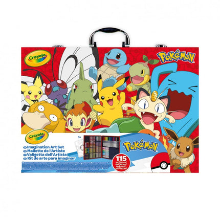MALETÍN DEL ARTISTA POKÉMON 04-2931 CRAYOLA