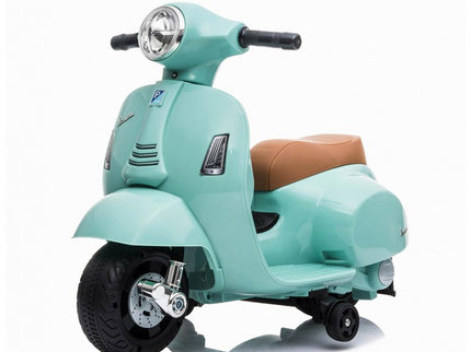 MINI VESPA 6V AZUL CELESTE LICENCIA TACHAN