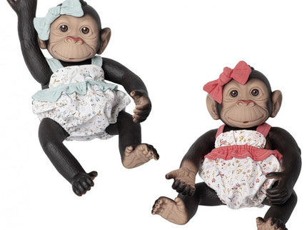 MONO REBORN CON PELELE 35CM 3344 ROSA TOYS