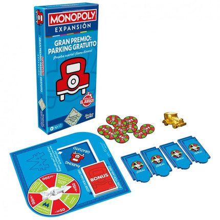 MONOPOLY EXPANSIÓN GRAN PREMIO: PARKING GRATUITO G0718