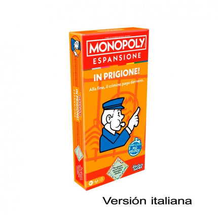 MONOPOLY EXPANSIÓN VE A LA CÁRCEL ITALIANO G0719 HASBRO