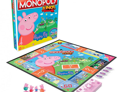 MONOPOLY JUNIOR PEPPA PIG EN PORTUGUES F1656 HASBRO GAMING