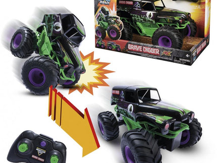 MONSTER JAM RC SMASH Y BASH GRAVE DIGGER 6072500 SPIN MAST