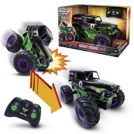 MONSTER JAM RC SMASH Y BASH GRAVE DIGGER 6072500 SPIN MAST