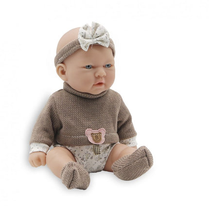 MUÑECA 26CM CONJUNTO PANTALON MARRON T01063