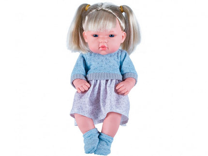 MUÑECA 30 CM CON SONIDOS PELO RUBIO TACHAN