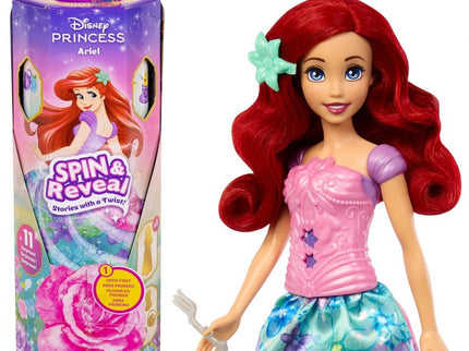 MUÑECA ARIEL SPIN & REVEAL HTV88 DISNEY PRINCESS