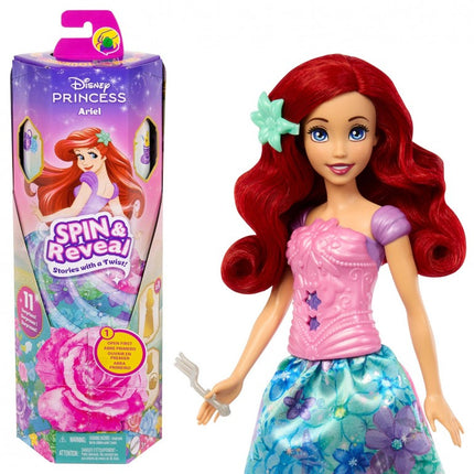 MUÑECA ARIEL SPIN & REVEAL HTV88 DISNEY PRINCESS