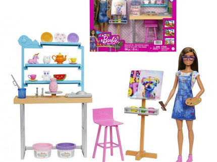 MUÑECA BARBIE ESTUDIO DE ARTE HCM85 MATTEL