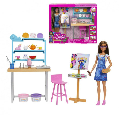 MUÑECA BARBIE ESTUDIO DE ARTE HCM85 MATTEL