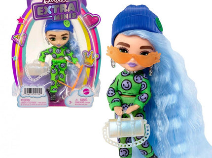 MUÑECA BARBIE EXTRA MINI PELO AZUL HIELO HGP65 MATTEL