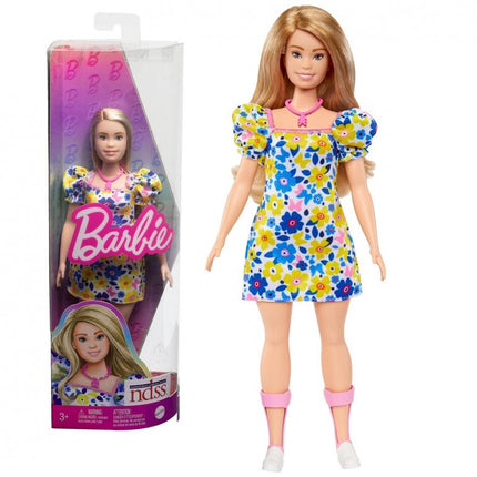 MUÑECA BARBIE FASHIONISTA SÍNDROME DOWN HJT05 MATTEL