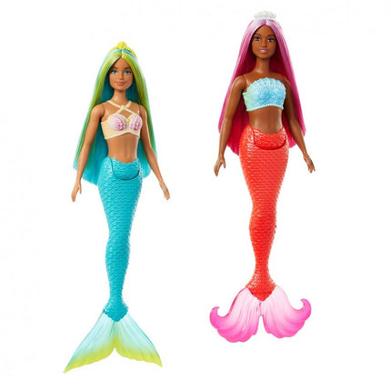 MUÑECA BARBIE SIRENA COLA RÍGIDA SURTIDA HRR02 MATTEL
