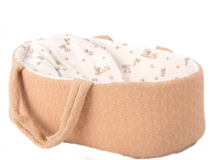 MUÑECA ELEGANCE 33CM BABYTO MARRÓN CAPAZO 50892 ARIAS