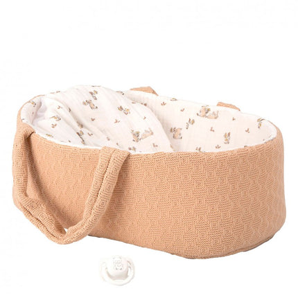 MUÑECA ELEGANCE 33CM BABYTO MARRÓN CAPAZO 50892 ARIAS
