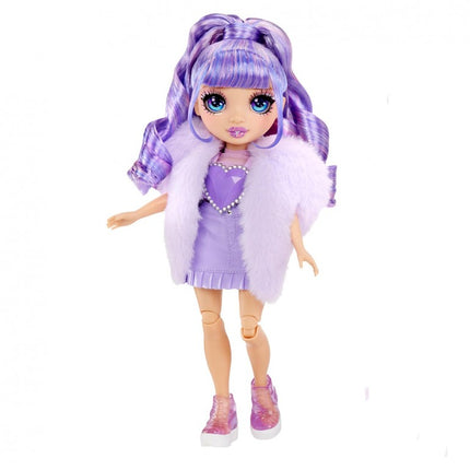 MUÑECA RAINBOW HIGH CREATIVE CRYSTALS - VIOLET 121404 MGA