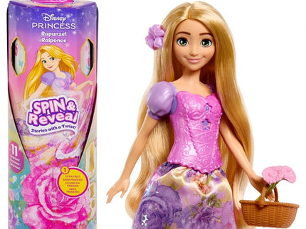 MUÑECA RAPUNZEL SPIN & REVEAL HTV86 DISNEY PRINCESS