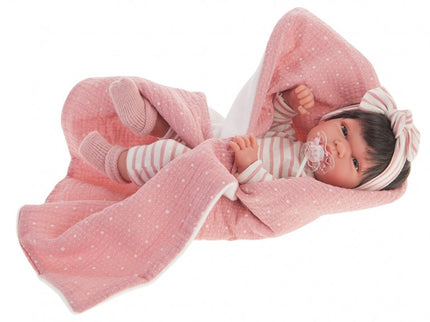 MUÑECA RECIEN NACIDA BABY TONETA MANTA 60146 ANTONIO JUAN