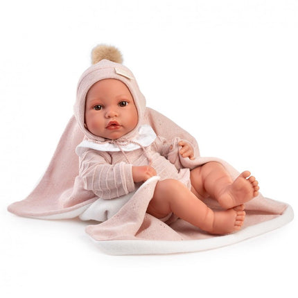 MUÑECA RECIEN NACIDA ERIKA TOQUILLA ROSA 50440 ANTONIO