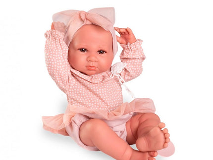 MUÑECA RECIÉN NACIDA LUCA CON BOLSITO 50421 ANTONIO JUAN
