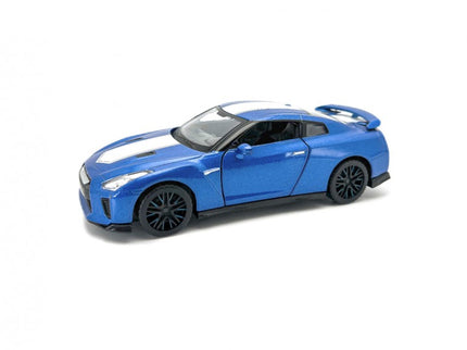 NISSAN GT-R 1:32 PULLBACK AZUL D00380