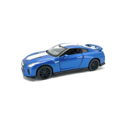 NISSAN GT-R 1:32 PULLBACK AZUL D00380