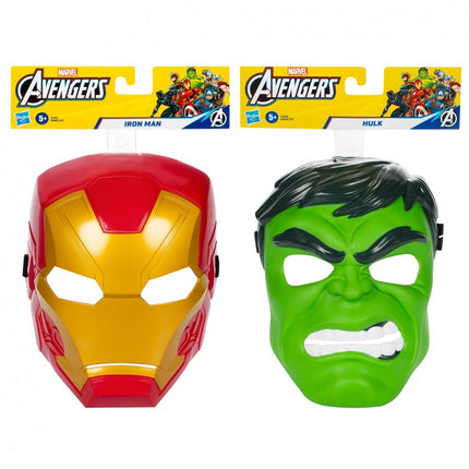 PACK 2 MÁSCARAS MARVEL IRON MAN Y HULK G0436 HASBRO