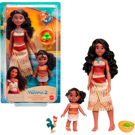 PACK 2 MUÑECAS VAIANA Y SIMEA JBT41 DISNEY PRINCESS