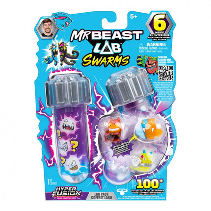 PACK 6 FIGURAS MEGA LAB SERIE 3 MR.BEAST 24784 MOOSE