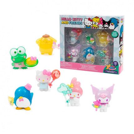 PACK DE 6 FIGURAS DE 5 CM HELLO KITTY HKT11000 FAMOSA