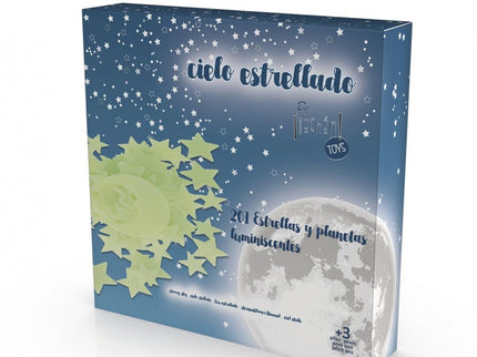 PACK DE ESTRELLAS Y PLANETAS LUMINISCENTES TACHAN