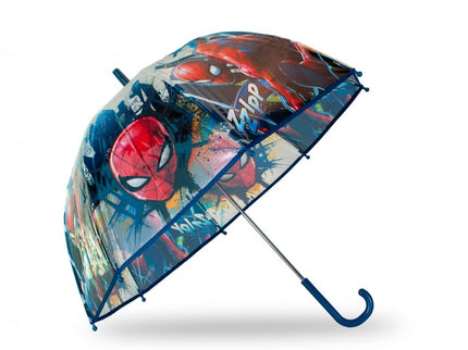 PARAGUAS TRANSPARENTE SPIDERMAN SP50108 KIDS LICENSING