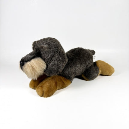 PELUCHE DACHSHUND TUMBADO 25CM 939D00293 BOCALAN