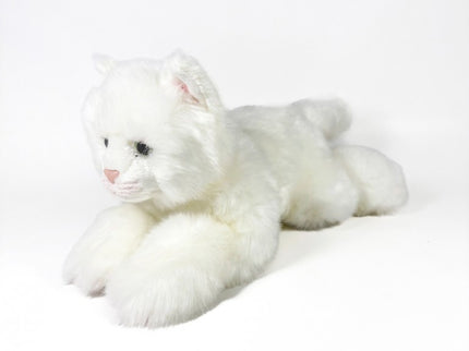 PELUCHE GATO BLANCO TUMBADO 25CM 939D00301 BOCALAN