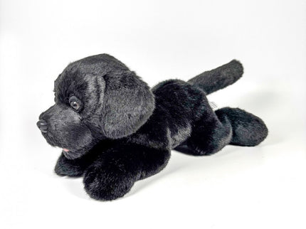 PELUCHE LABRADOR NEGRO TUMBADO 25CM 939D00286 BOCALAN