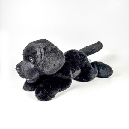 PELUCHE LABRADOR NEGRO TUMBADO 25CM 939D00286 BOCALAN