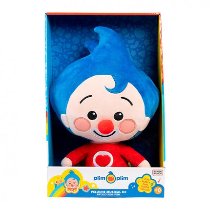 PELUCHE MUSICAL PAYASO PLIM PLIM PL85005 BANDAI