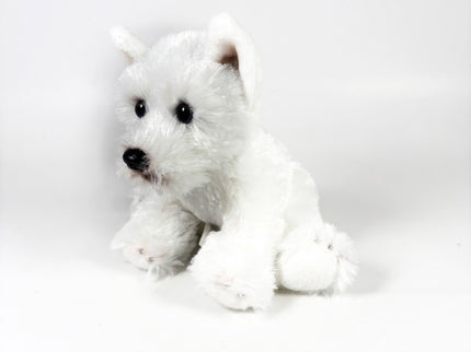 PELUCHE WESTIE TERRIER BLANCO SENTADO 12CM 939D00260 BOCALAN