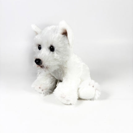 PELUCHE WESTIE TERRIER BLANCO SENTADO 12CM 939D00260 BOCALAN