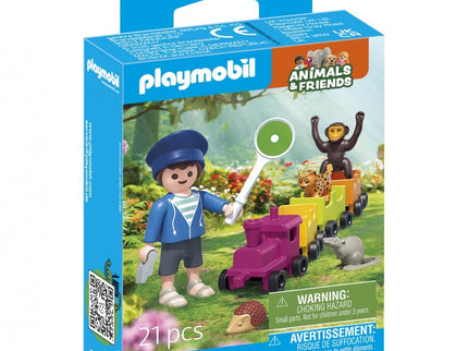 PEQUEÑO VIAJE LOCOMOTORA ANIMALS Y FRIENDS 71951 PLAYMOBIL