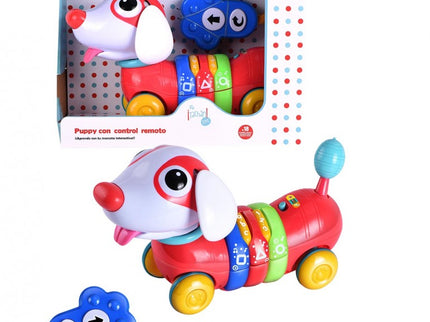 PERRITO ARCOIRIS CON CONTROL REMOTO Y ACTIVIDADES