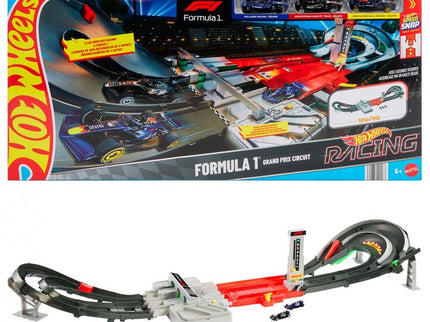 PISTA RACING F1 MOTORIZADA Y 3 COCHES JDY16 HOT WHEELS