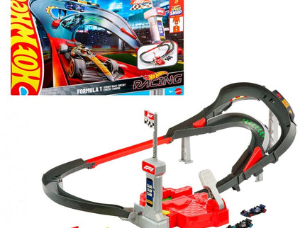 PISTA RACING F1 Y 3 COCHES HOT WHEELS JDY15 MATTEL