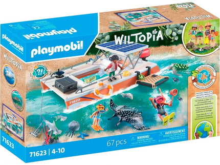 PLATAFORMA ANÁLISIS DEL ARRECIFE WILTOPIA 71623 PLAYMOBIL