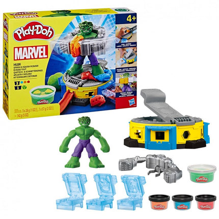 PLAY-DOH HULK APLASTA Y MOLDEA MARVEL F9826 HASBRO