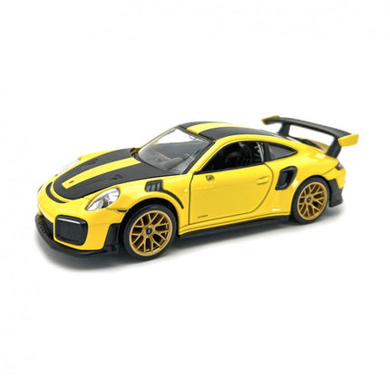 PORSCHE 911 GT2 RS WP 1:32 PULLBACK AMARILLO D00396