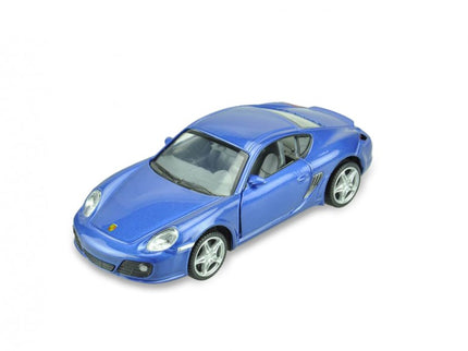 PORSCHE CAYMAN S 1:32 PULLBACK AZUL D00367